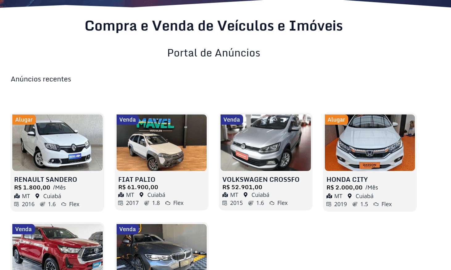 Sites e Aplicativos