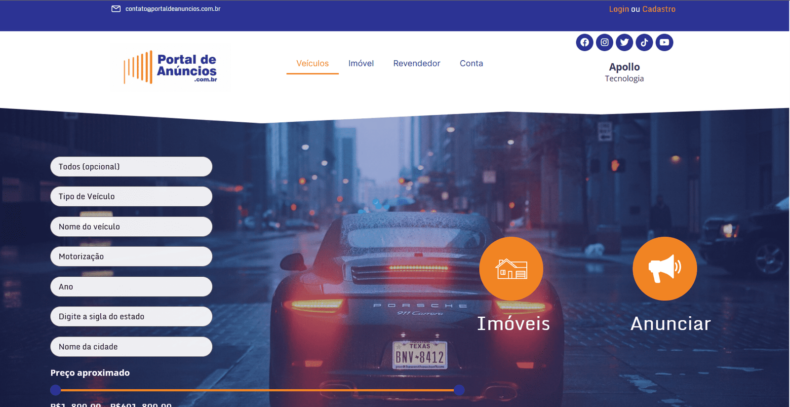 Sites e Aplicativos